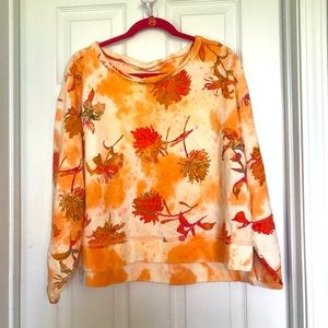 Anthropologie super vibrant sweatshirt! Size small.